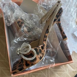 Leopard heels